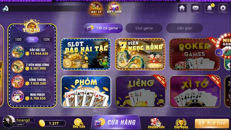 Giao diện King88 thẩm mỹ, thân thiện và dễ dàng sử dụng