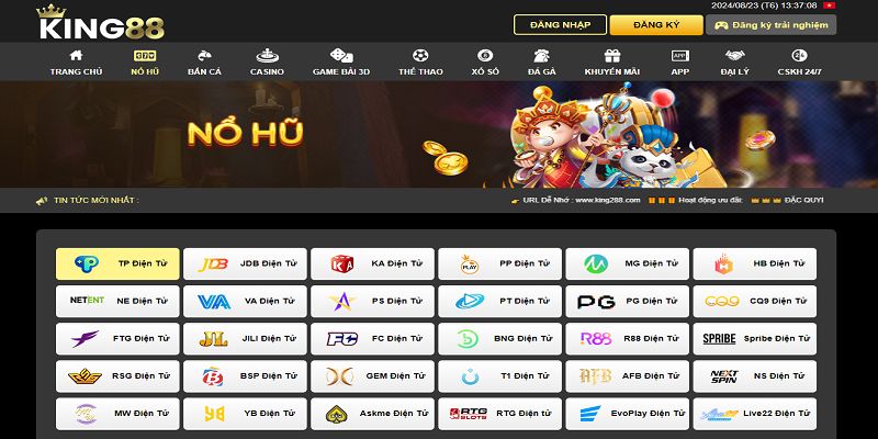 Những chủ đề nổi bật được yêu thích tại quay hũ King88